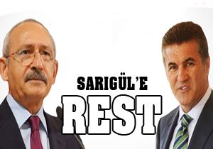 Sarıgül'e resti çekti